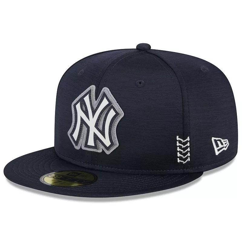 Mens New Era New York Yankees 2024 Clubhouse 59FIFTY Fitted Hat Blue Product Image