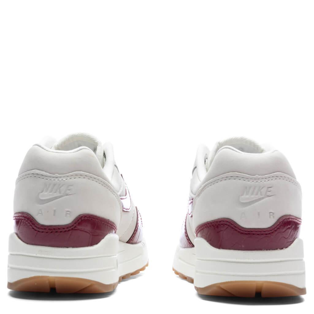 Women's Air Max 1 LX - Sail/Team Red/Gum Light Brown Female Product Image