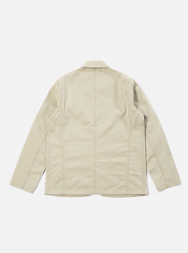 Universal Works Bakers Jacket in Stone Twill Product Image