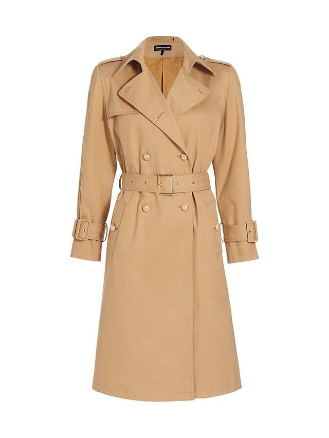 Womens Danielle Belted Trench Coat Product Image