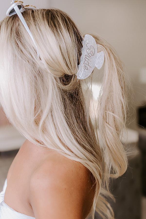 Bride Embellished Hair Claw Clip Product Image