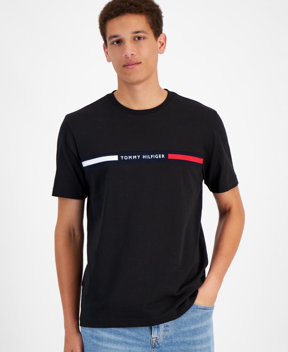 Tommy Hilfiger Mens Chest Insert Logo Short Sleeve T-Shirt Product Image