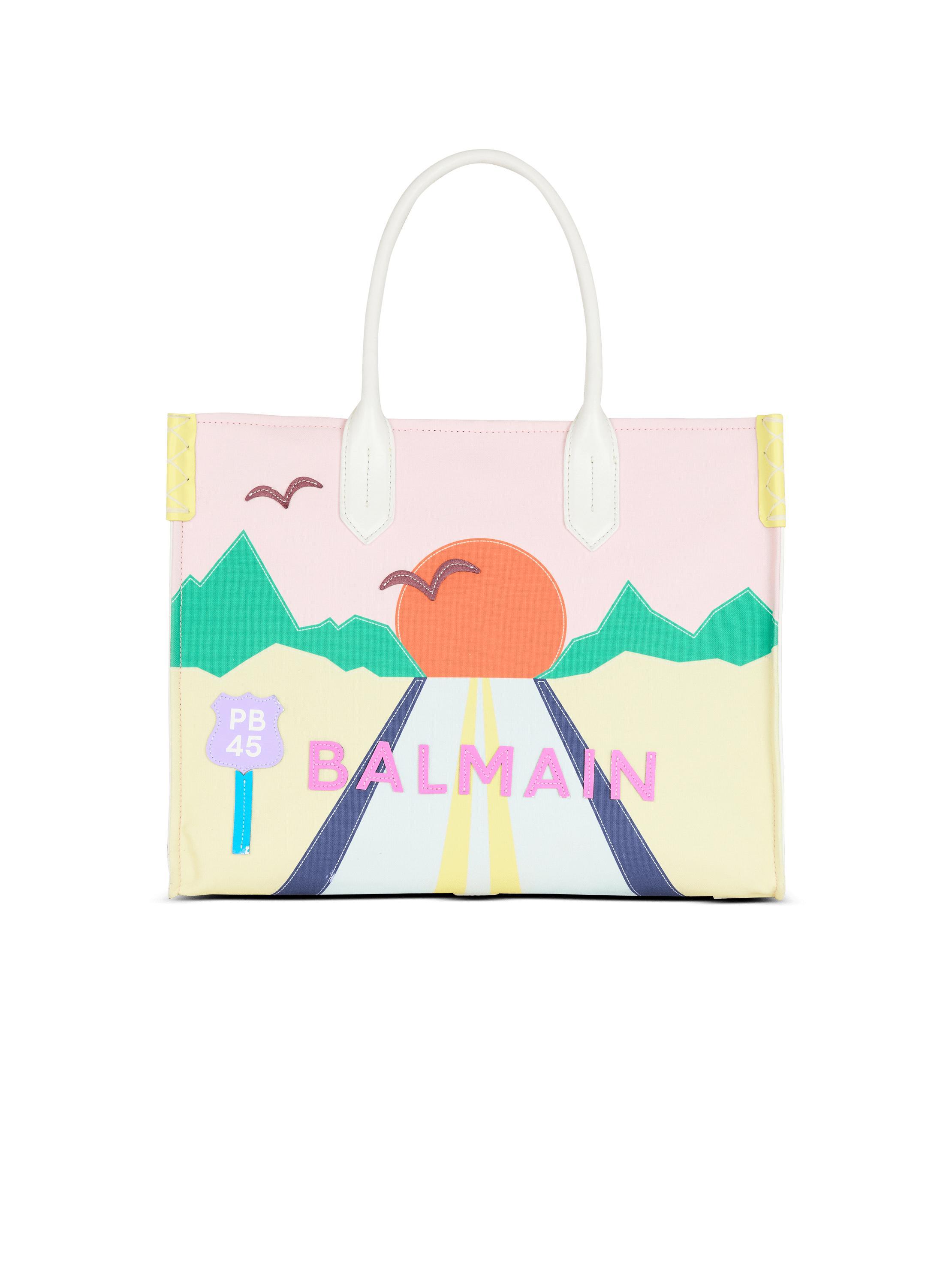 B-Army Shopper Medium canvas and leather Tote bag Product Image