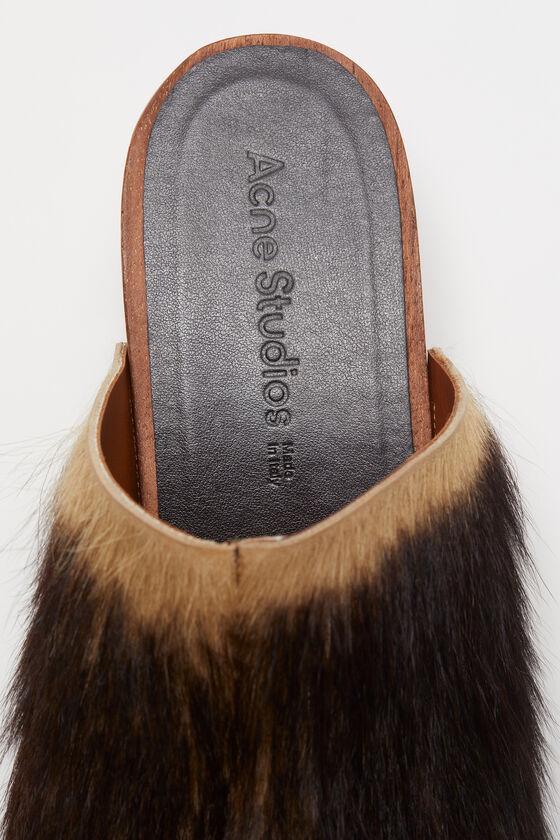 Hairy wood clogs Product Image