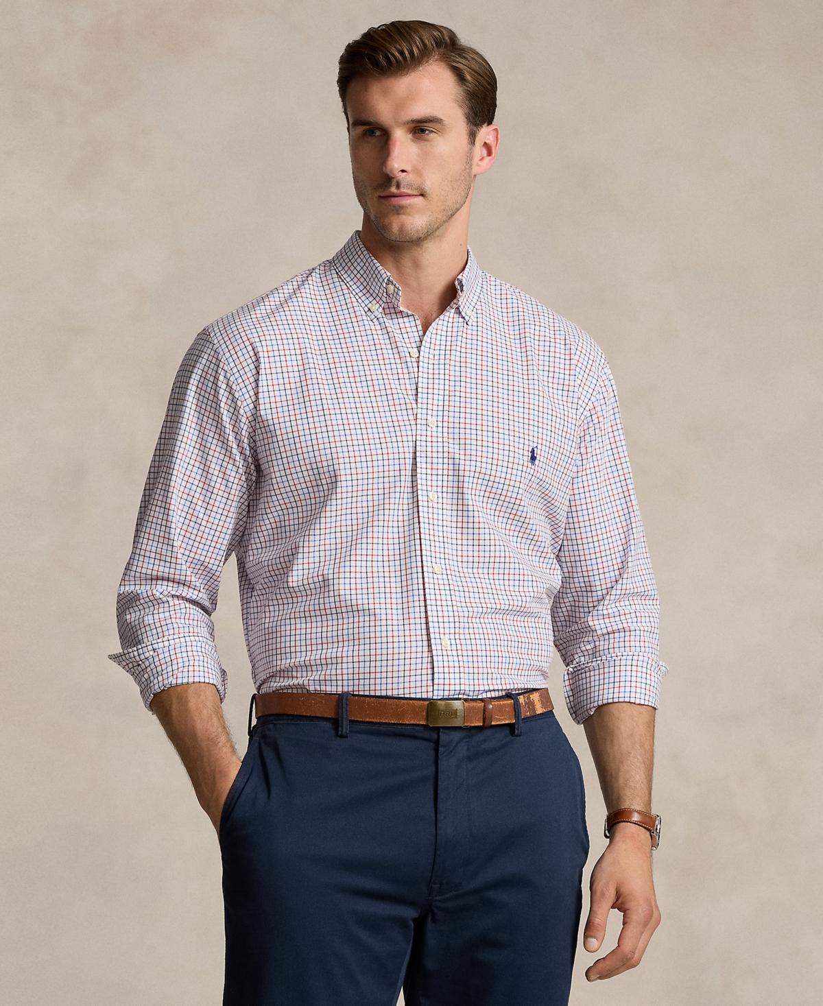 Polo Ralph Lauren Mens Big & Tall Stretch Poplin Shirt Product Image