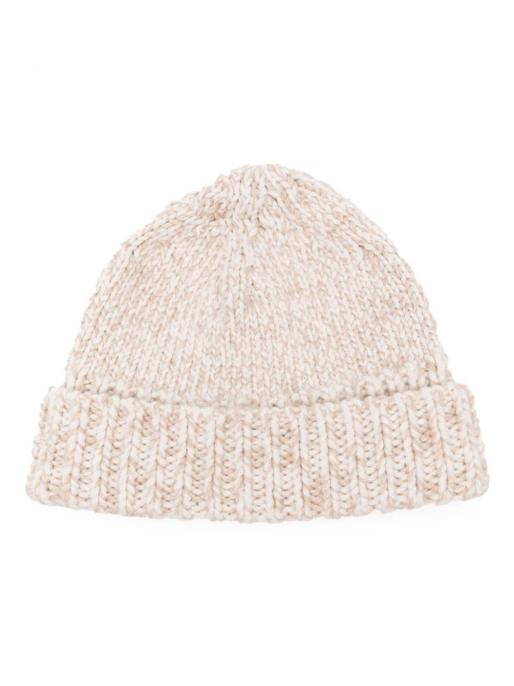 Cashmere Beanie In Neutrals Product Image