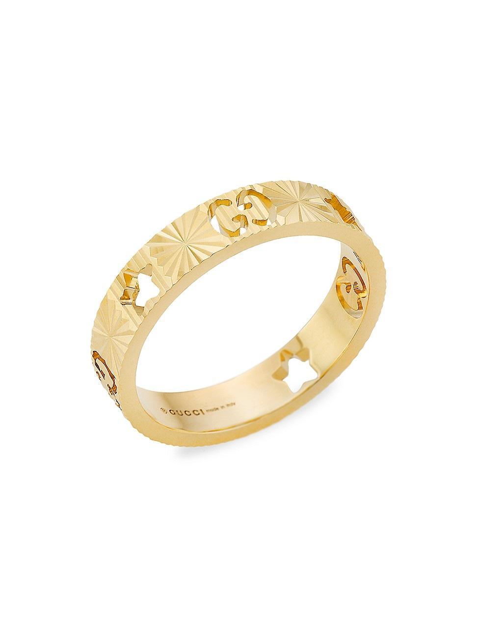 Womens Icon 18K Yellow Gold Star Ring Product Image