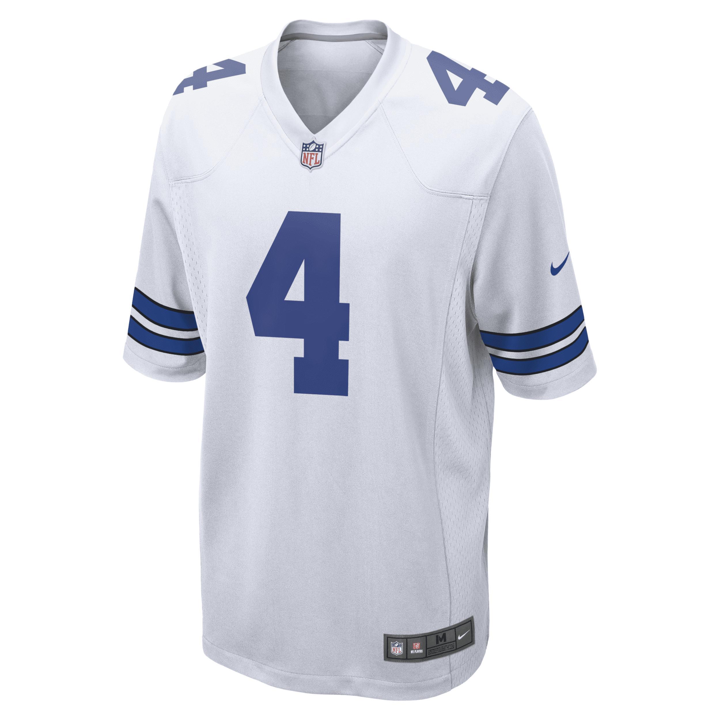 Nike Men's NFL Dallas Cowboys (Dak Prescott) Game Football Jersey Product Image