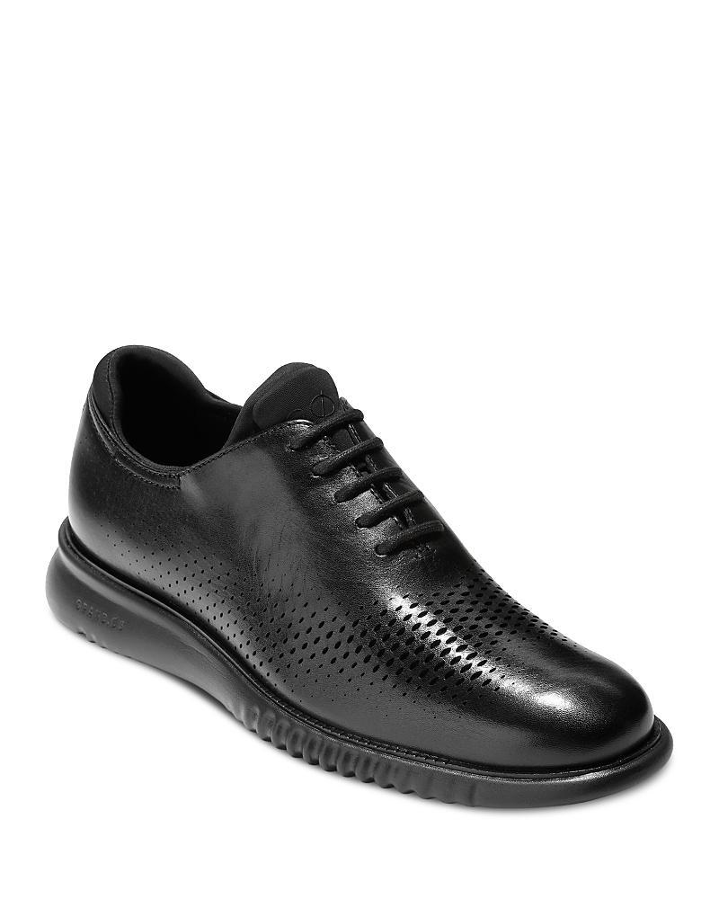 Cole Haan Mens 2.ZERGRAND Leather Laser Cut Wingtip Oxfords Product Image