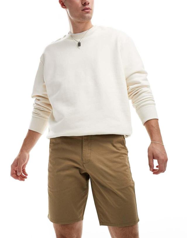 Farah hawk chino shorts in beige Product Image