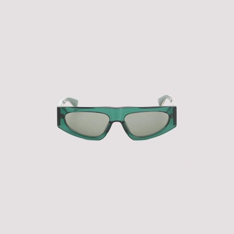 Green Crystal Acetate Sunglasses Product Image