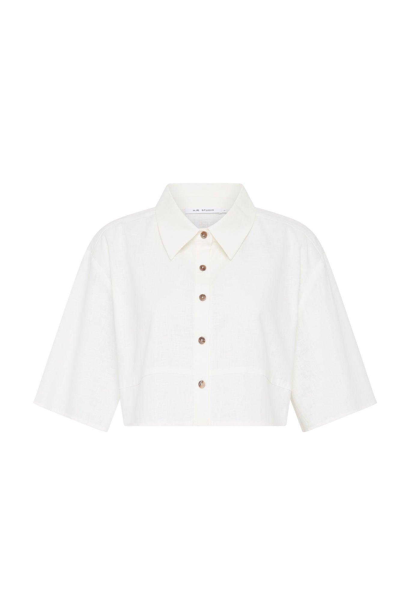 Airlie Cropped Shirt Product Image