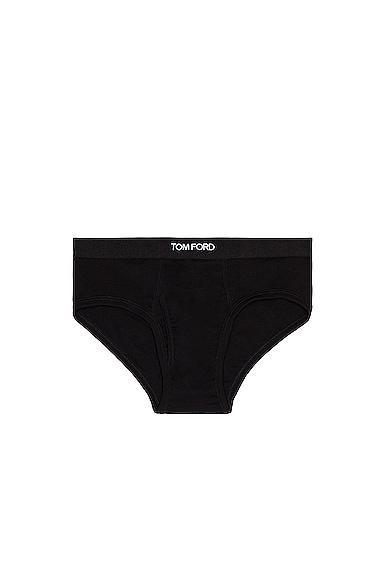 Mens Stretch-Cotton Logo Briefs Product Image