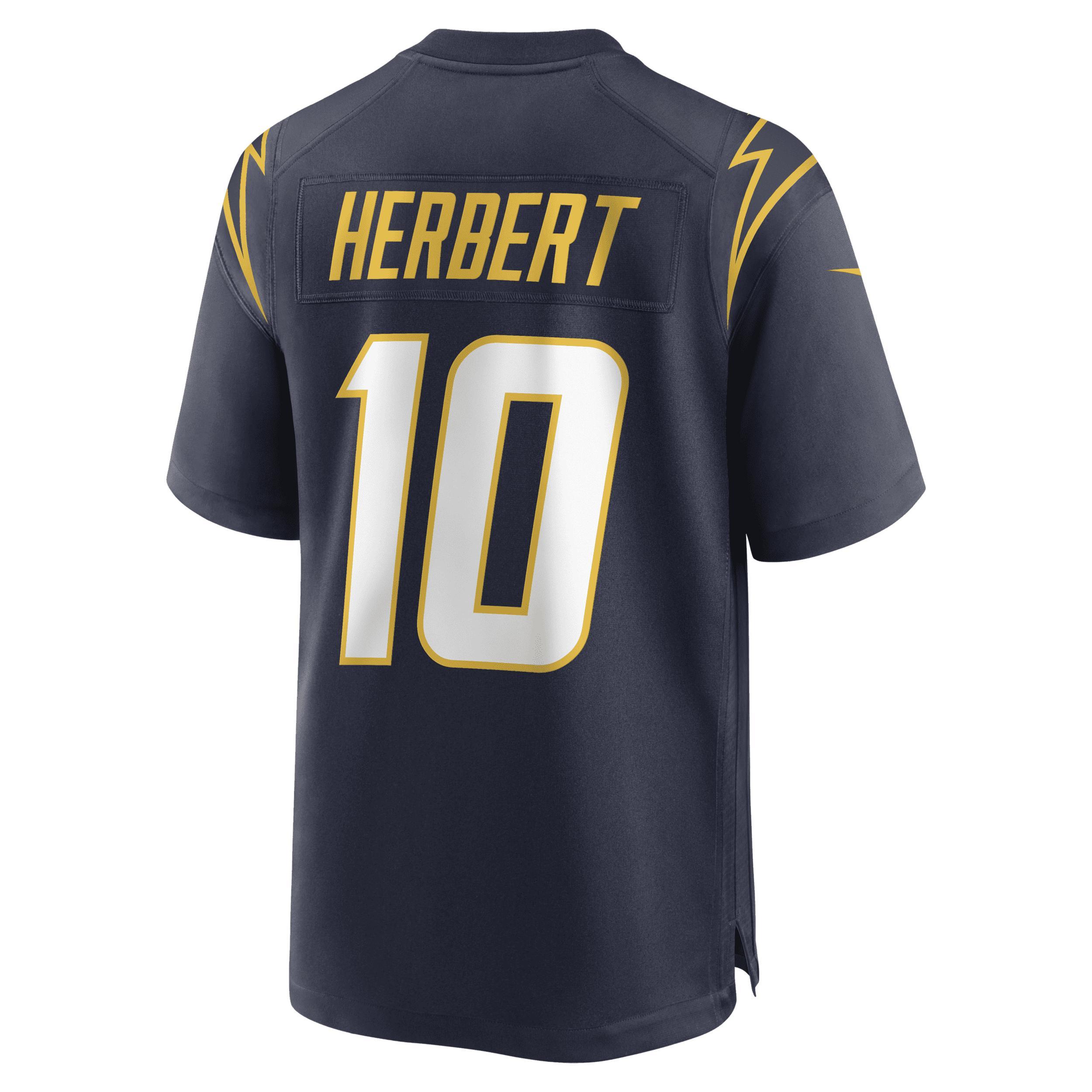 Mens Nike Justin Herbert Los Angeles Chargers Alternate Game Jersey Blue Product Image