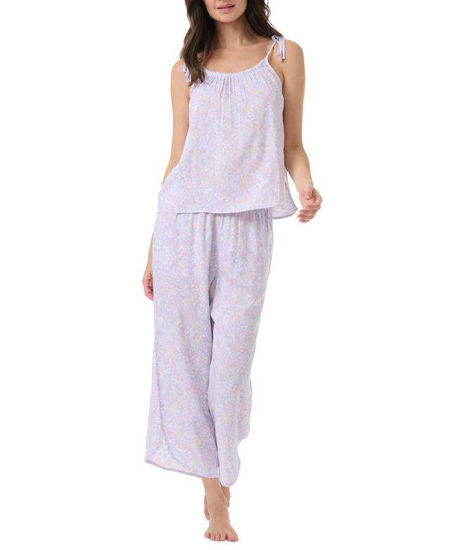 Splendid Womens 2-Pc. Tie-Strap Cami Pajamas Set Product Image