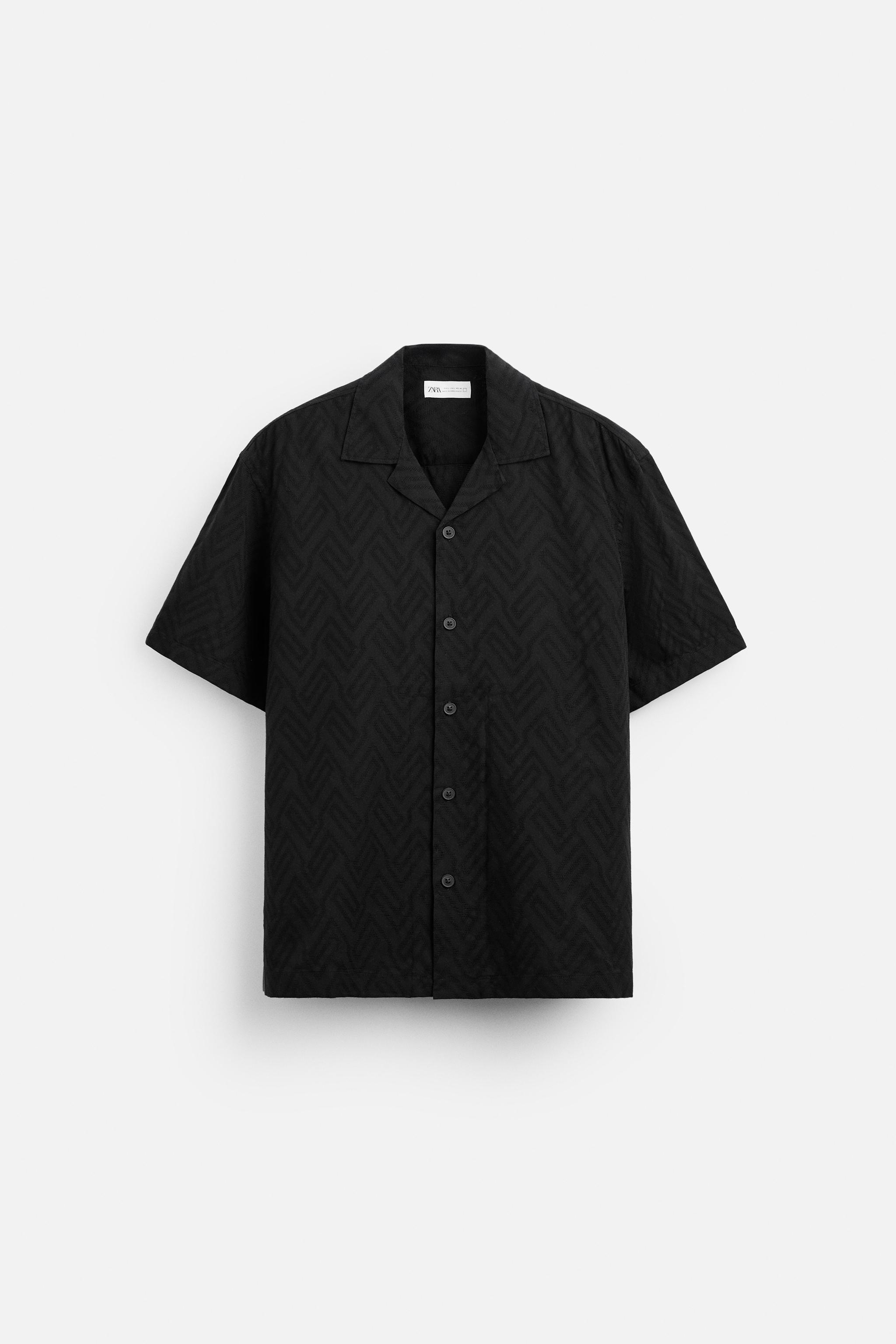 GEOMETRIC JACQUARD SHIRT Product Image