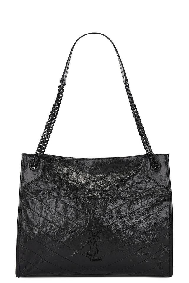 Saint Laurent Medium Niki Shopping Bag in Black Product Image