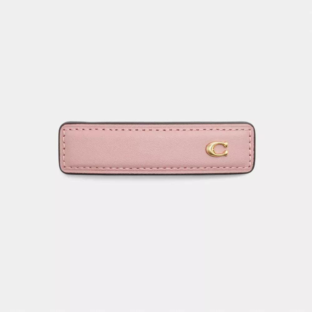 Signature Leather Barrette Product Image