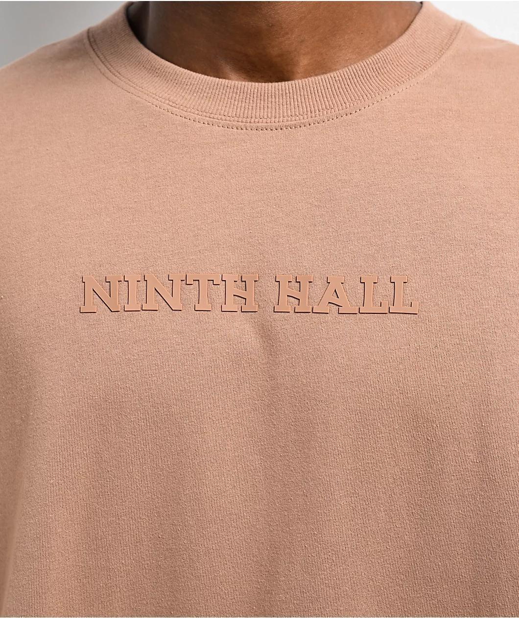 Ninth Hall Fundamentals Logo Chantrelle Long Sleeve Oversized T-Shirt Product Image