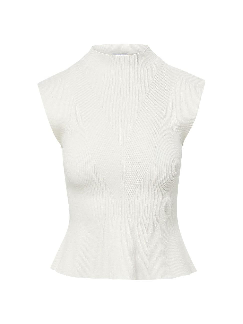 Womens Cio Rib-Knit Sleeveless Sweater Product Image