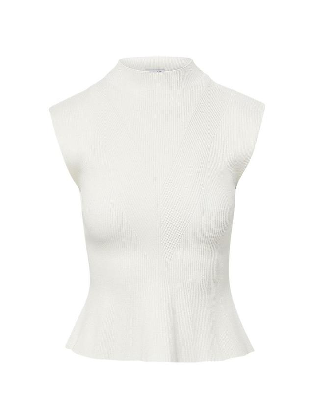 Cio Ribbed Mock-Neck Top Product Image