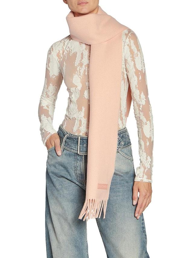 Womens Wool Skinny Scarf Product Image