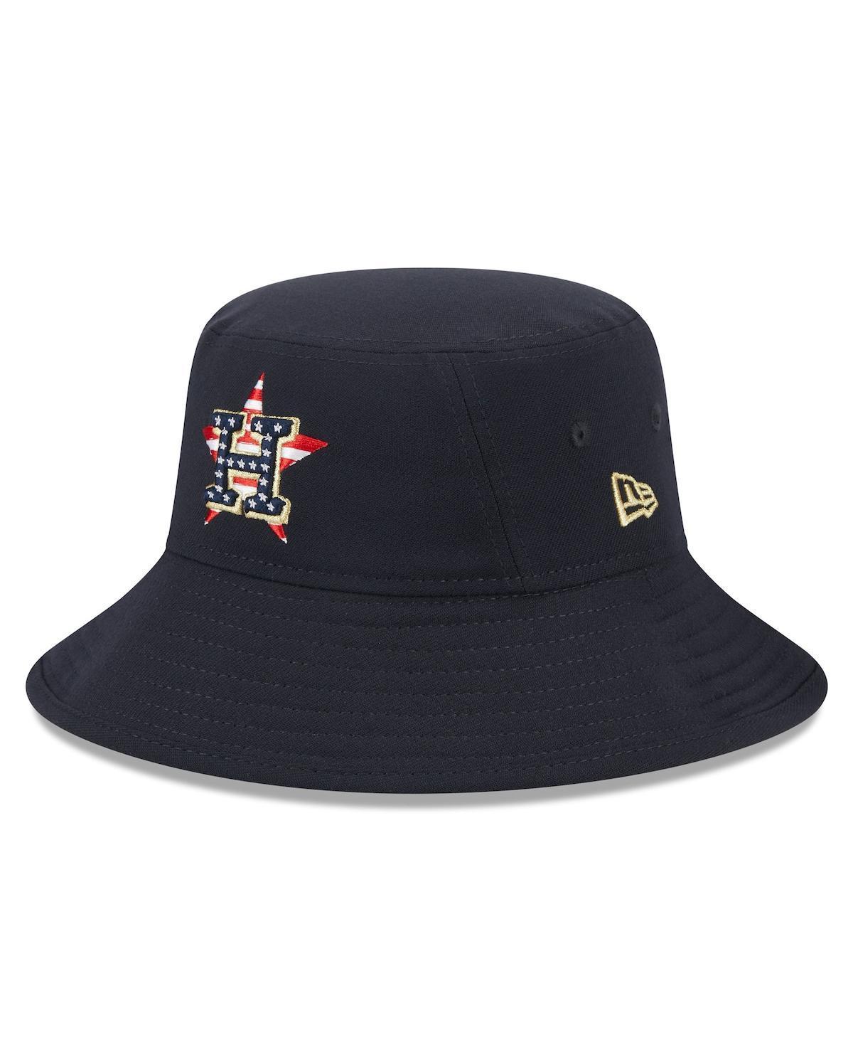 Mens New Era Navy Houston Astros 2023 Fourth of July Bucket Hat Product Image