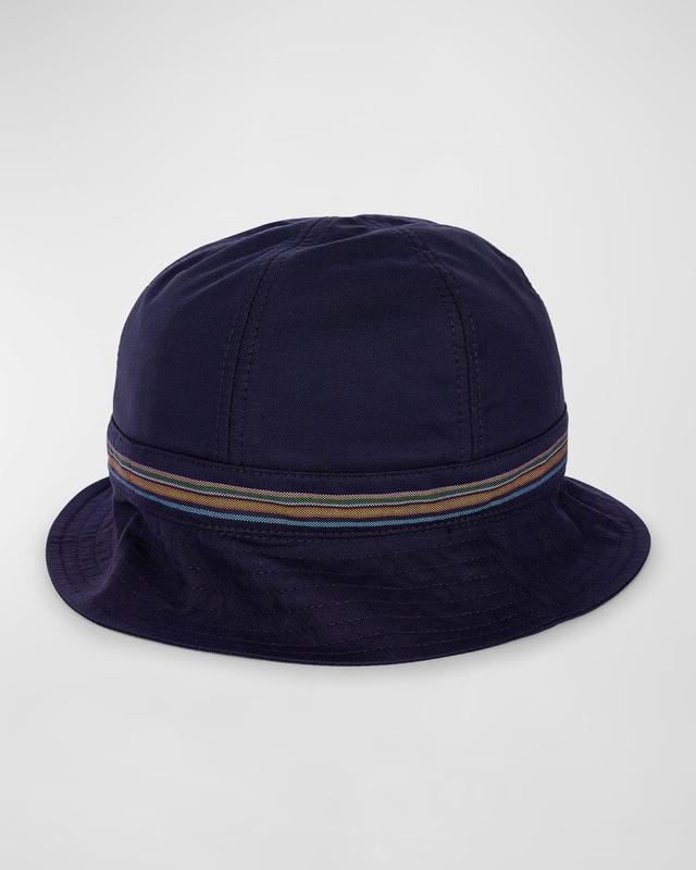 Mens Cotton Signature Band Bucket Hat Product Image