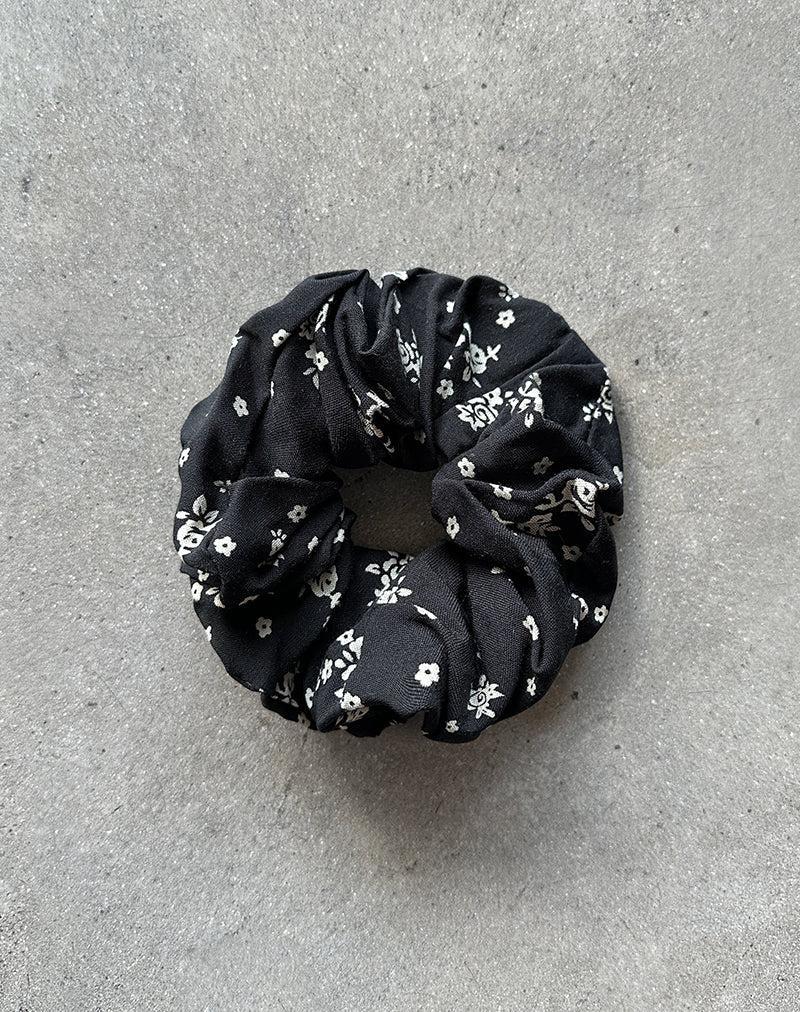 Scrunchie in Floral Land Black Female Product Image