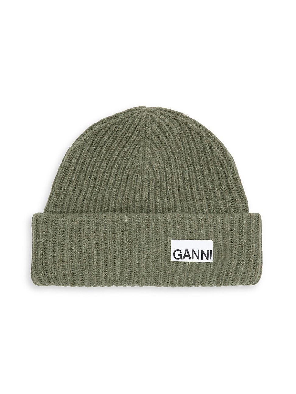 Womens Wool Blend Logo Beanie Product Image