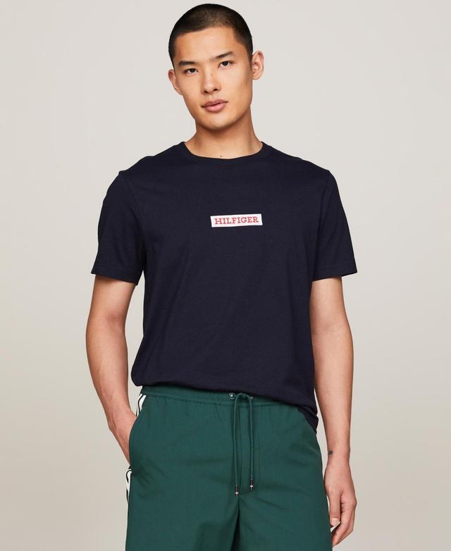 Tommy Hilfiger Mens Monotype Box Logo Short Sleeve Crewneck T-Shirt Product Image