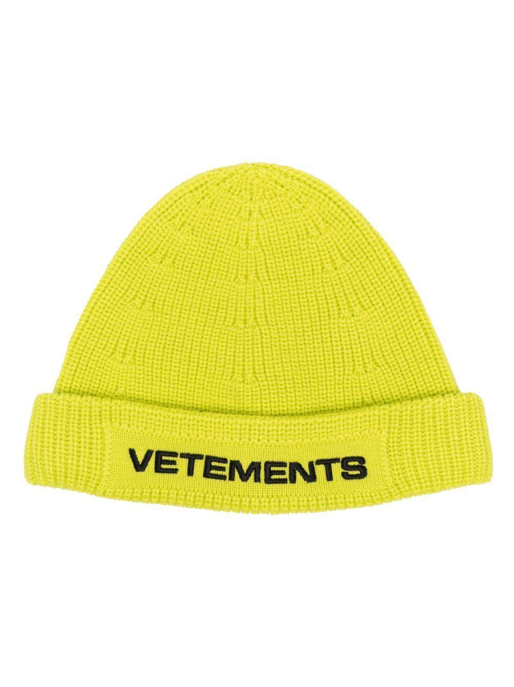 Wool Hat In Yellow Product Image