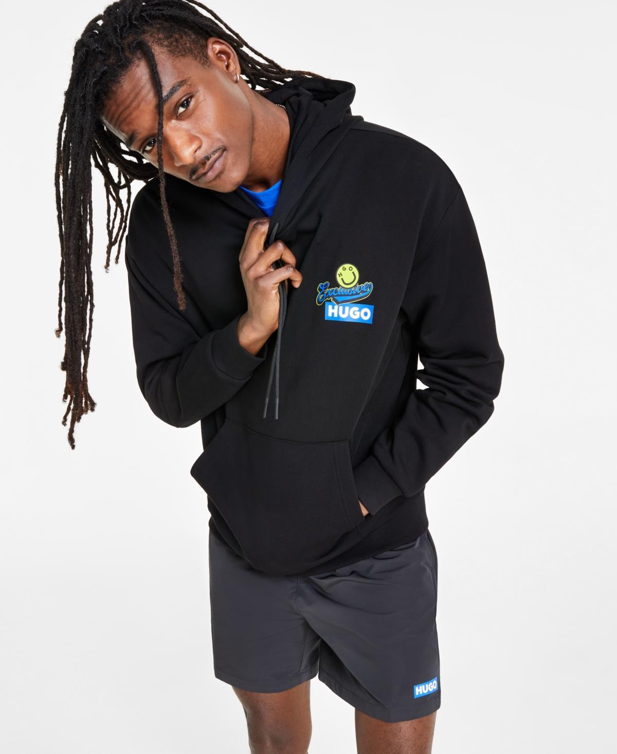 Hugo by Hugo Boss Mens Regular-Fit Logo Hoodie Product Image