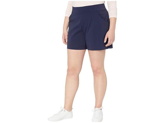 Columbia Plus Size Anytime Casual Shorts (Dark Nocturnal) Women's Shorts Product Image