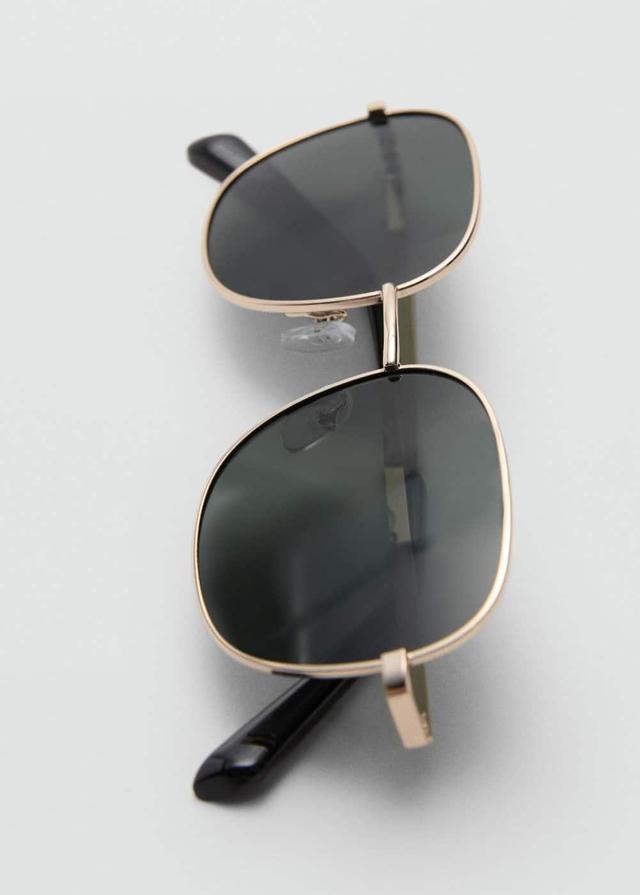 Metallic frame sunglasses - Women | MANGO USA Product Image