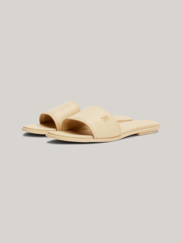 Tommy Hilfiger Women's TH Logo Leather Slide Product Image