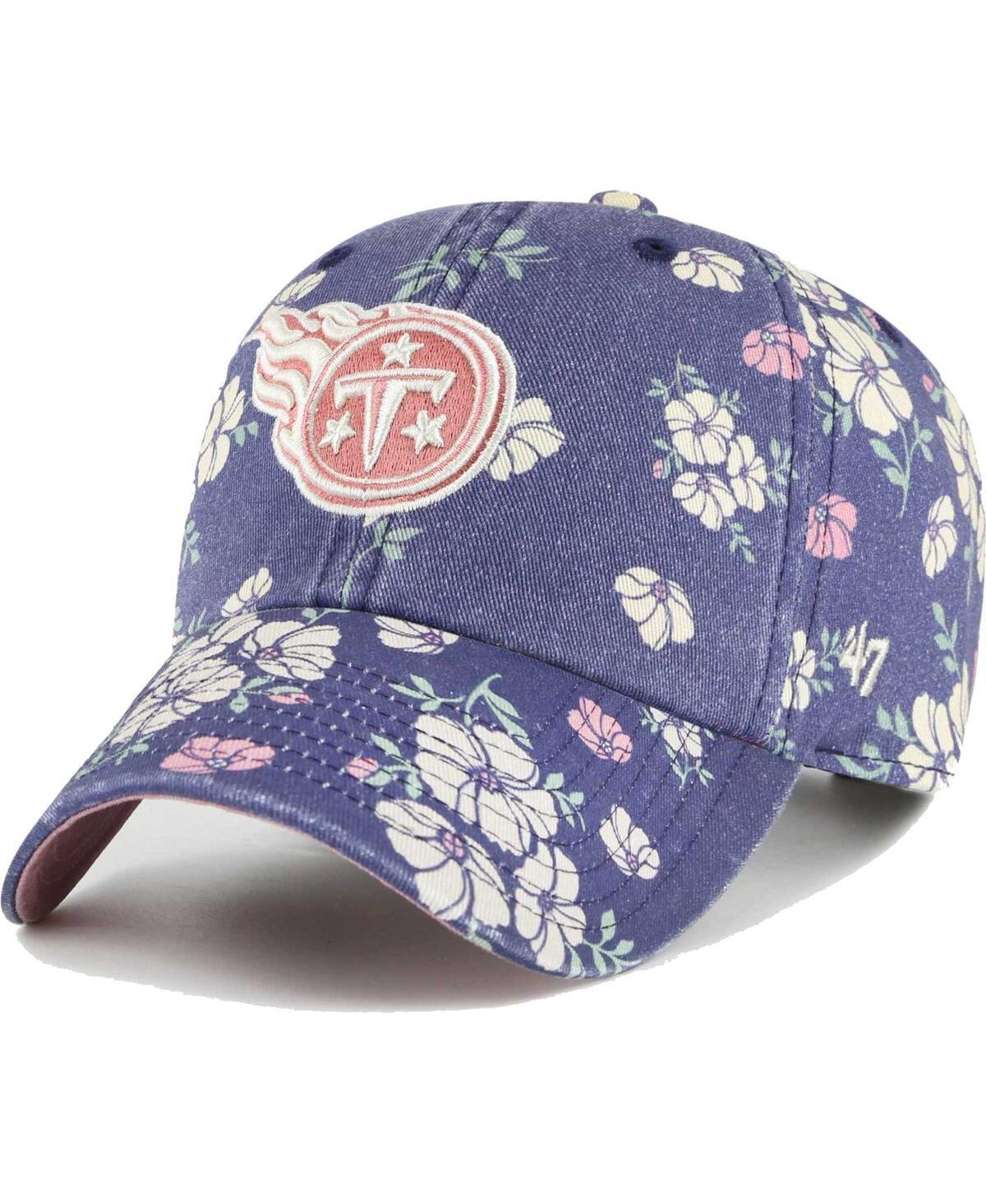 Womens 47 Brand Navy Tennessee Titans Primrose Clean Up Adjustable Hat Product Image