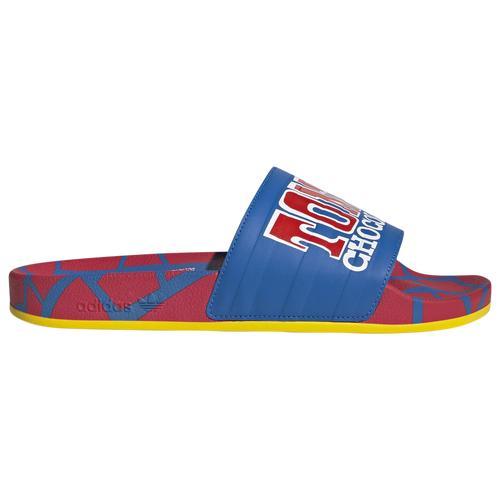 adidas Originals Mens Tonys Chocolonely Adilette - Shoes Blue/Red Product Image