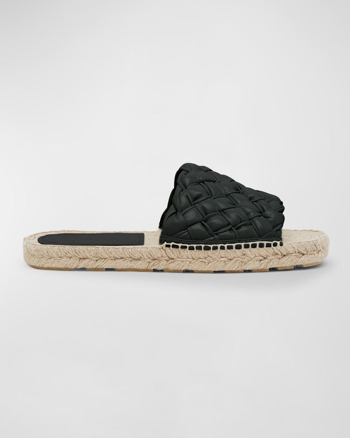 Bottega Veneta Womens Jack Woven Espadrille Slide Sandals Product Image