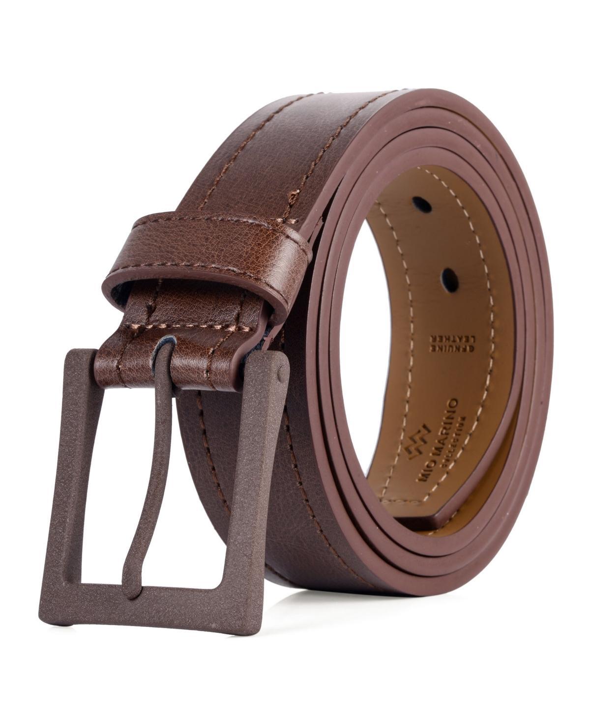 Mio Marino Mens Jean Prong Leather Belt Product Image