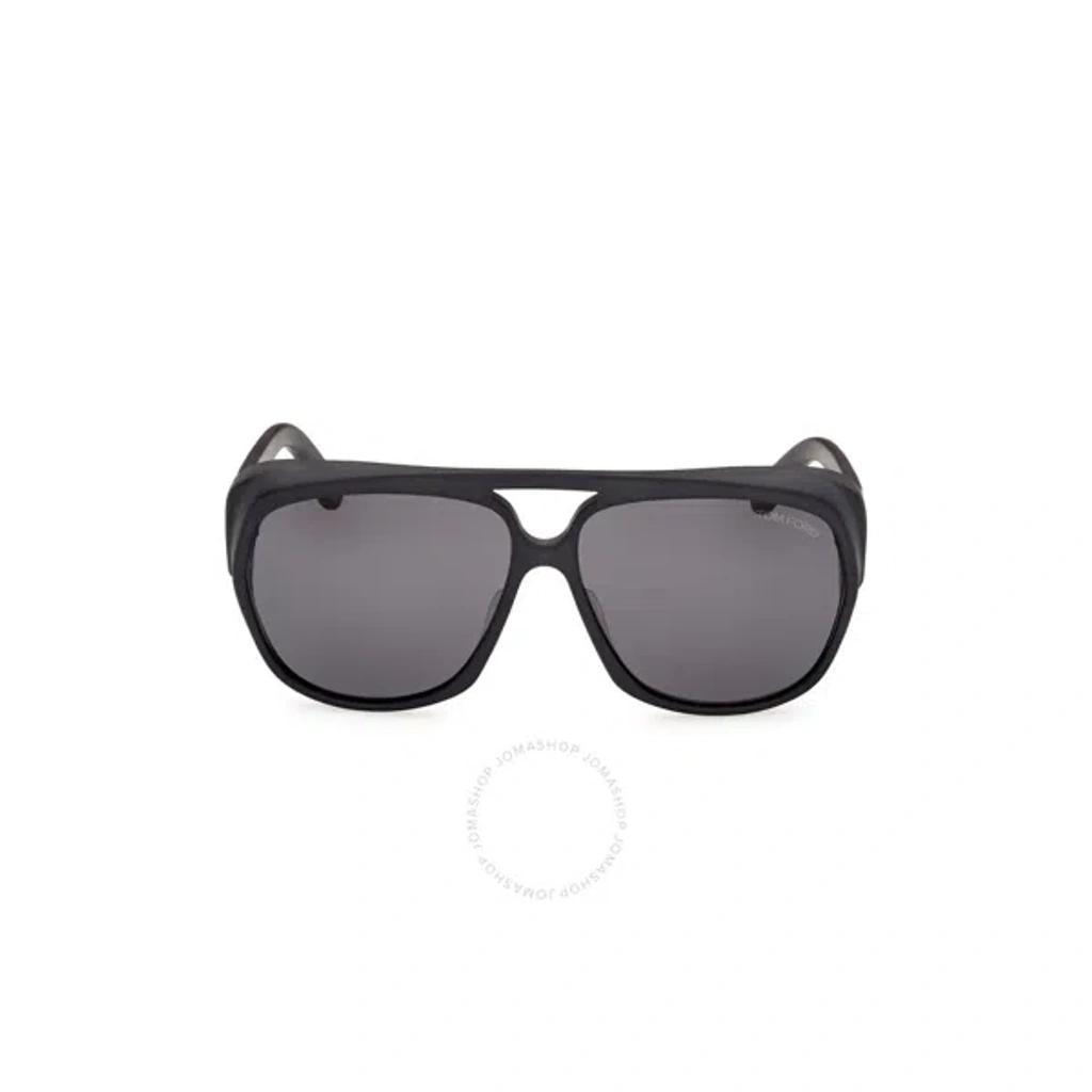 Jayden Smoke Navigator Men's Sunglasses Ft1103 02a 61 In Black Product Image