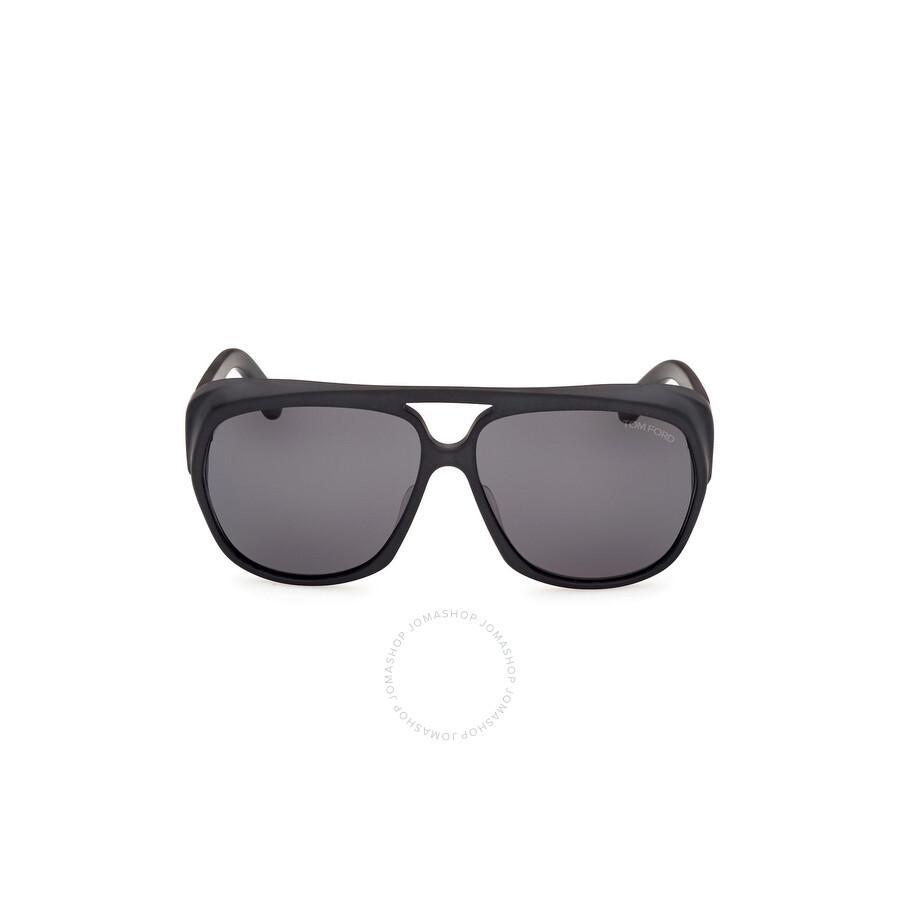 Jayden Smoke Navigator Men's Sunglasses Ft1103 02a 61 In Black Product Image