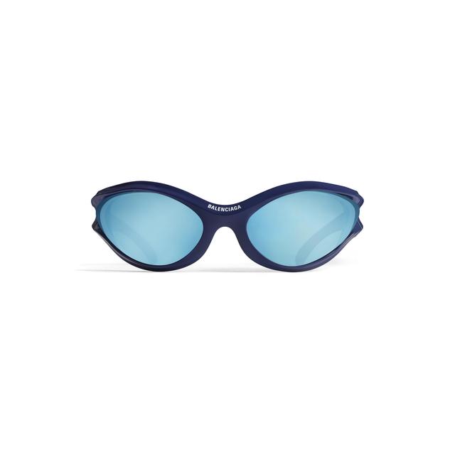 Dynamo Round Sunglasses  in Blue Product Image