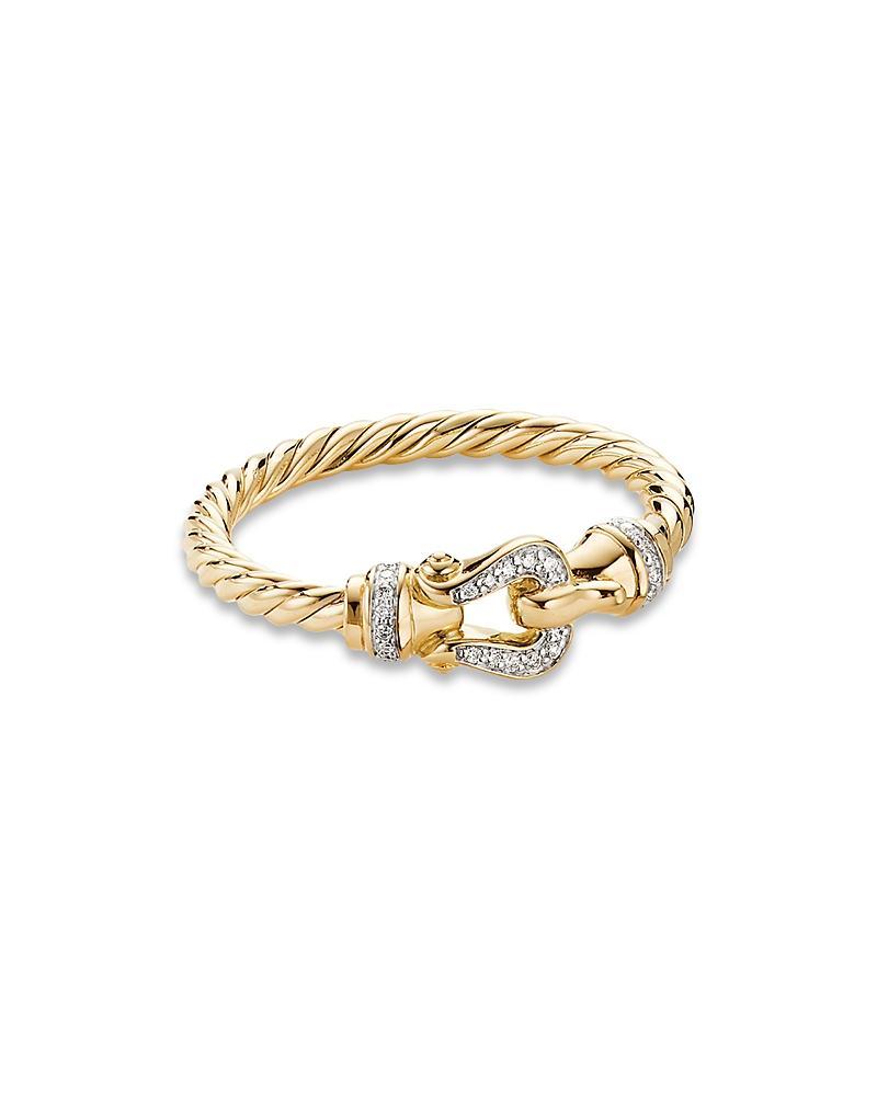 Womens Cable Collectibles 18K Yellow Gold & Diamond Ring Product Image