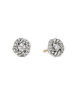 Womens Petite Infinity Earrings With Diamonds Product Image