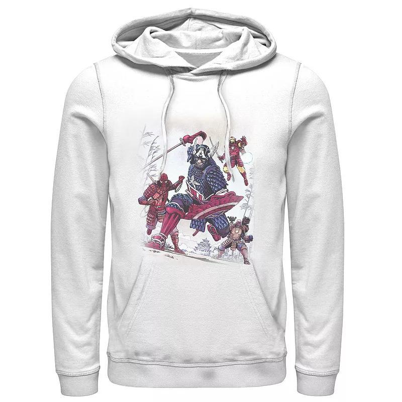 Mens Marvel Avengers Assemble Samurai Warriors Graphic Hoodie Product Image