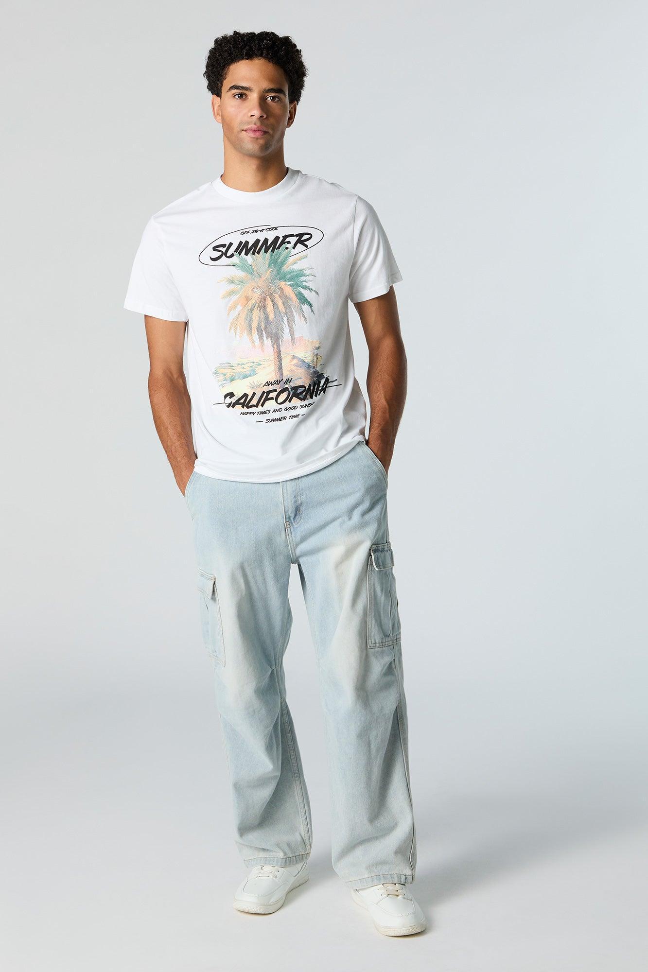 California Summer Graphic T-Shirt Male Product Image