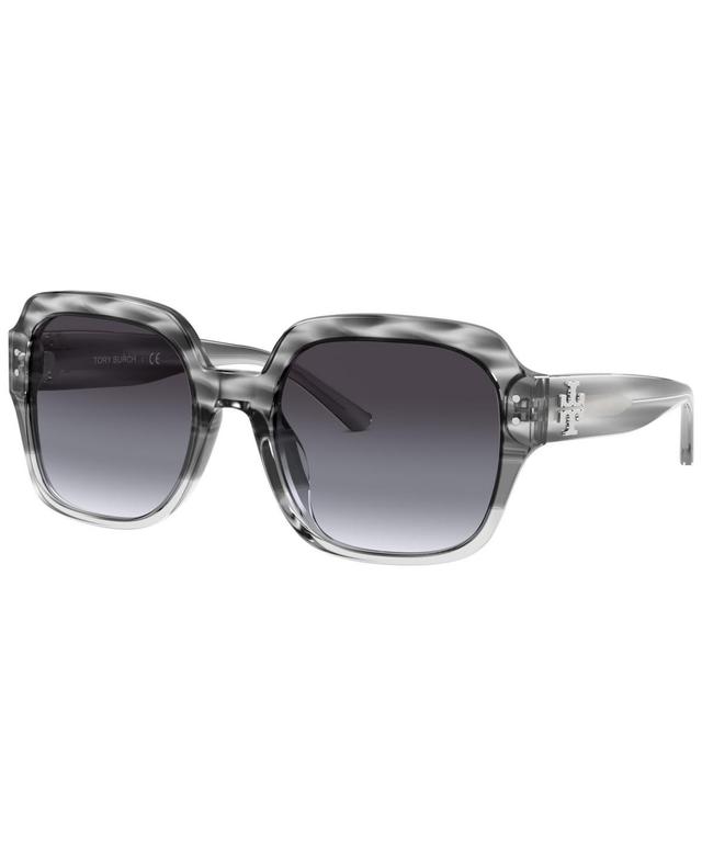 Tory Burch Sunglasses, TY7143U - GREY TRI GRADIENT Product Image