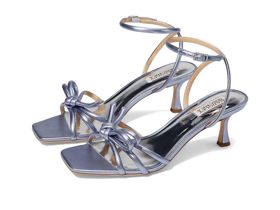 Badgley Mischka Womens Loyalty Ankle Strap Knotted Mid Heel Sandals Product Image