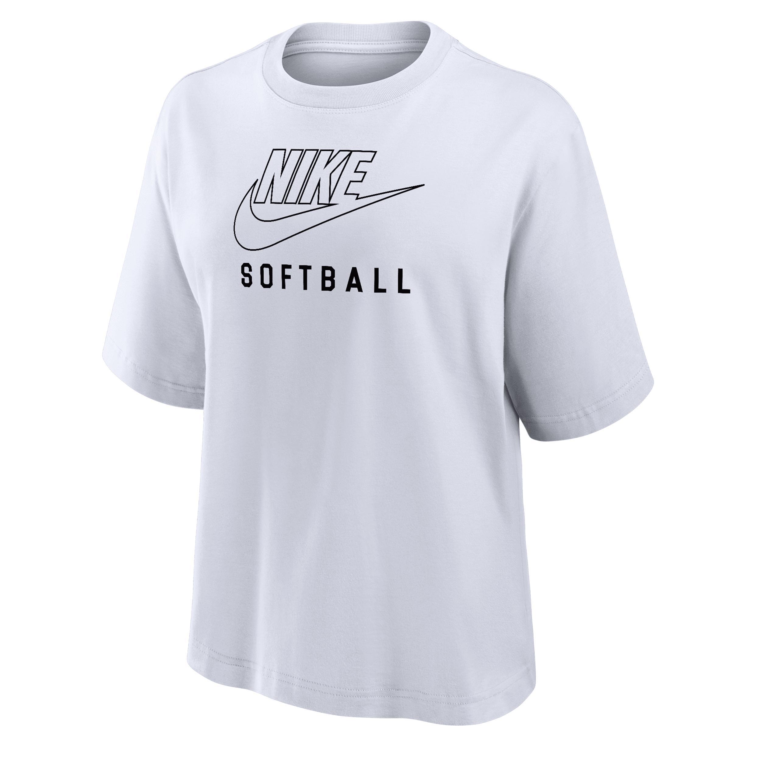 Nike Womens Swoosh Softball Boxy T-Shirt Product Image